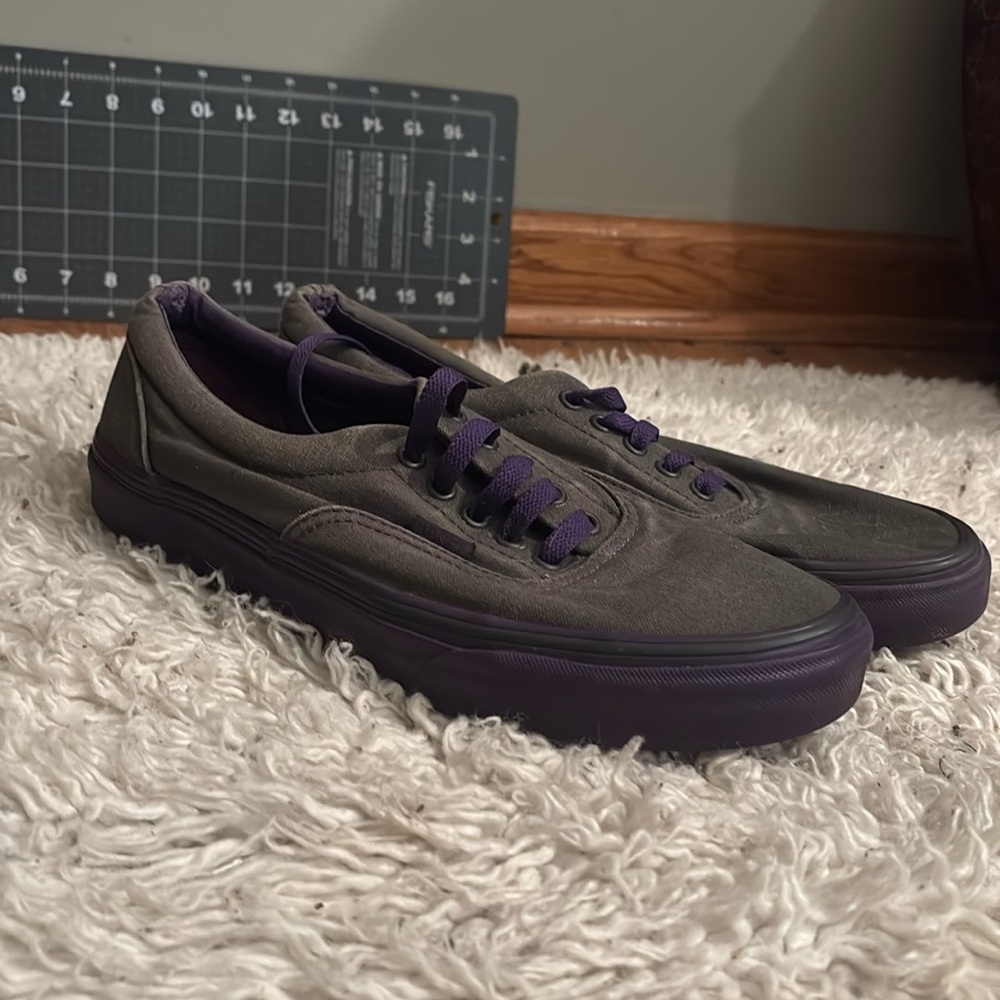 purple & gray vans // unisex